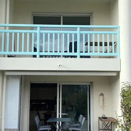 T2 Rez De Jardin Piscine Parking La Baule Lejlighed *