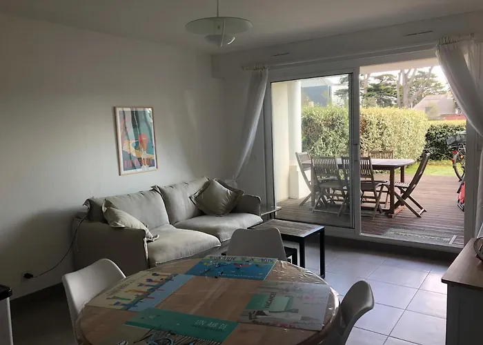 T2 Rez De Jardin Piscine Parking La Baule *